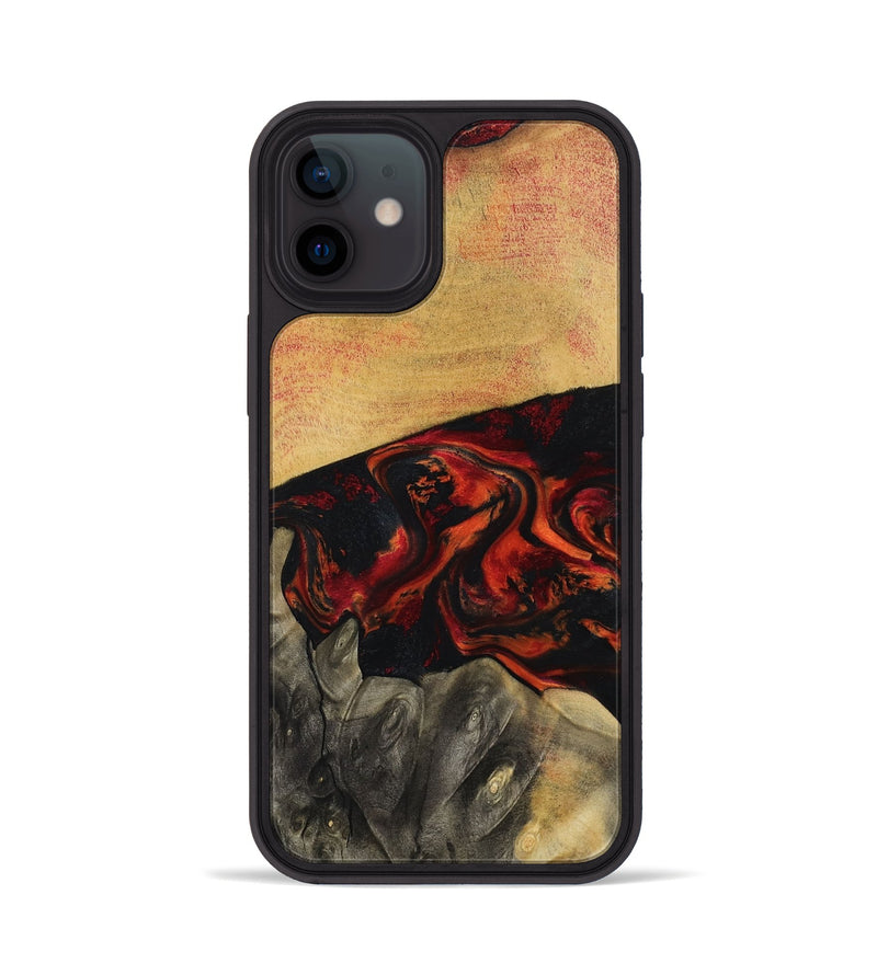 iPhone 12 Wood Phone Case - Buddy (Red, 794804)