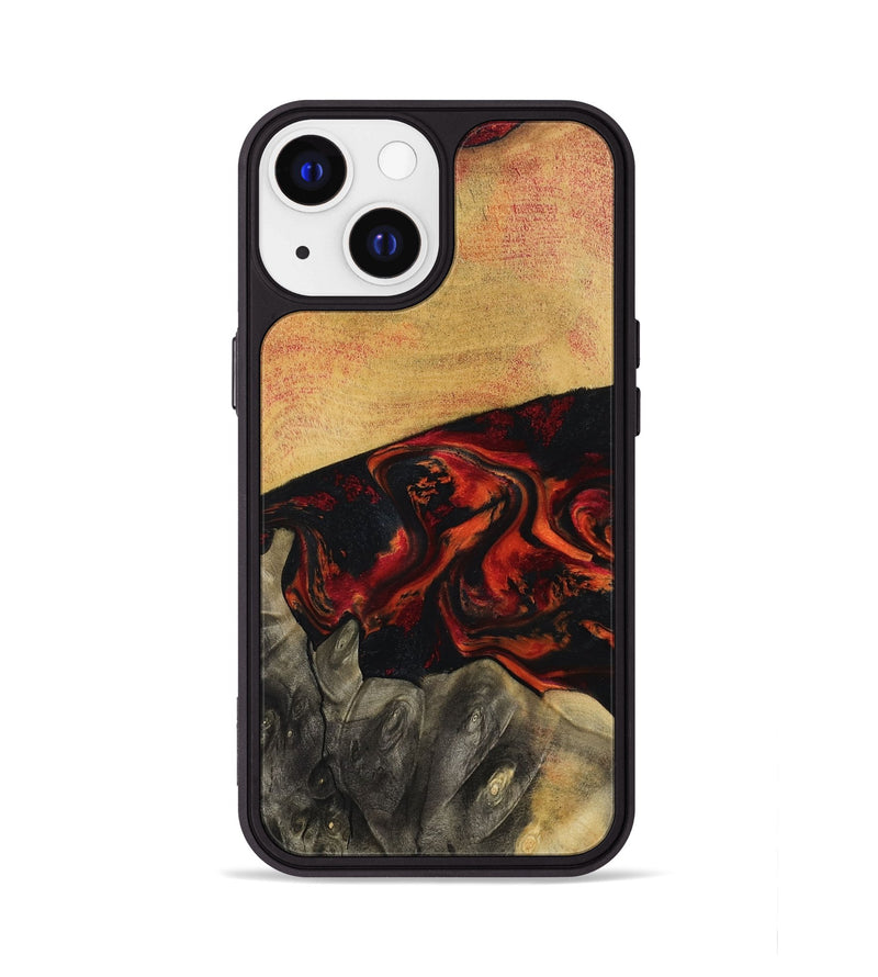 iPhone 13 Wood Phone Case - Buddy (Red, 794804)
