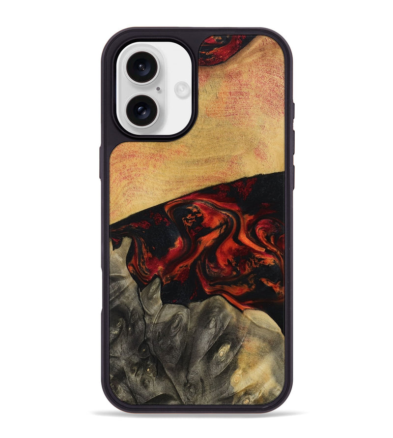 iPhone 16 Plus Wood Phone Case - Buddy (Red, 794804)