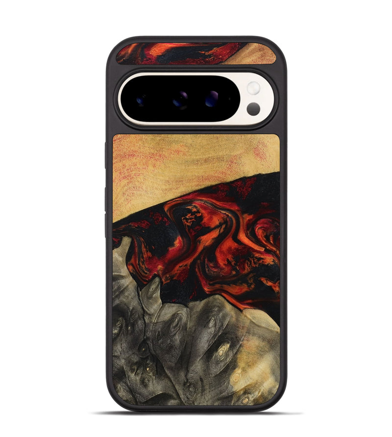 Pixel 9 Wood Phone Case - Buddy (Red, 794804)