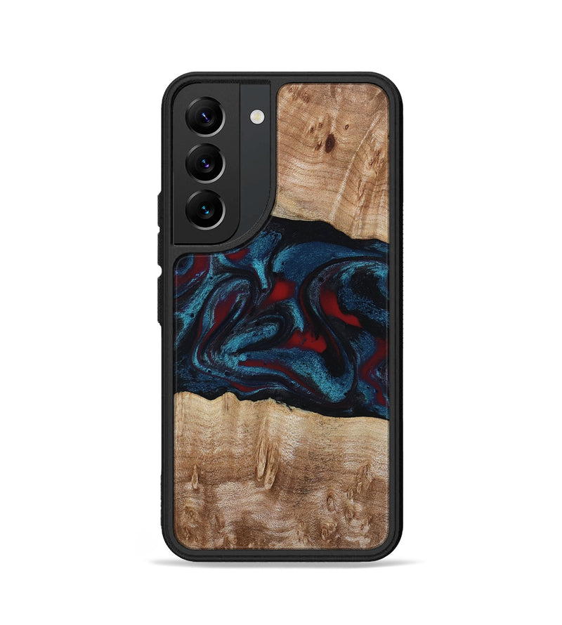 Galaxy S22 Wood Phone Case - Rhea (Red, 794806)