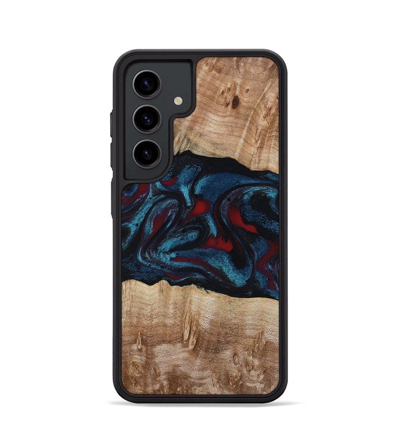 Galaxy S24 Wood Phone Case - Rhea (Red, 794806)