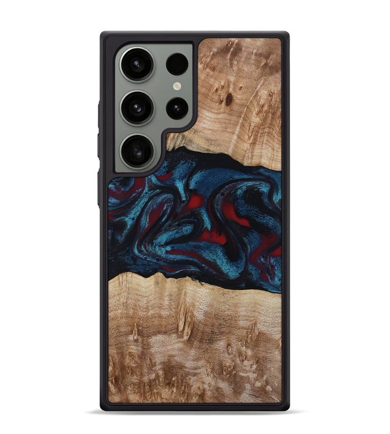 Galaxy S24 Ultra Wood Phone Case - Rhea (Red, 794806)