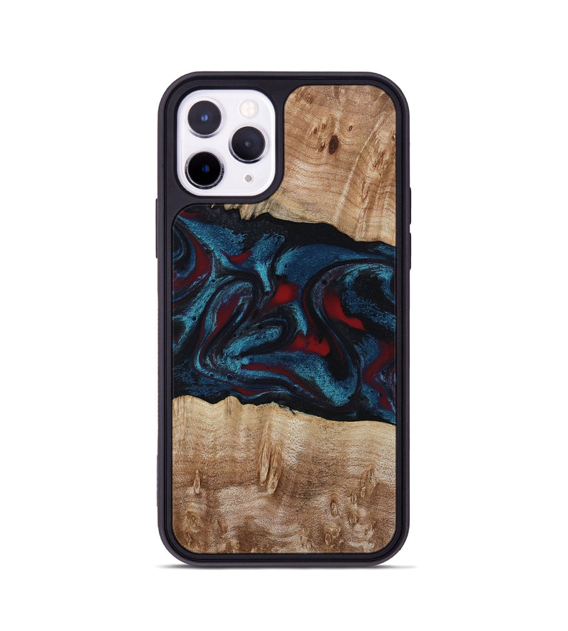 iPhone 11 Pro Wood Phone Case - Rhea (Red, 794806)