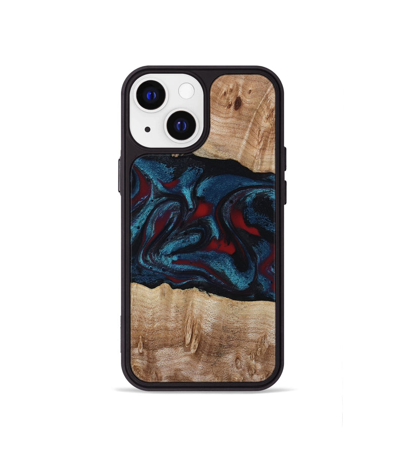 iPhone 13 mini Wood Phone Case - Rhea (Red, 794806)