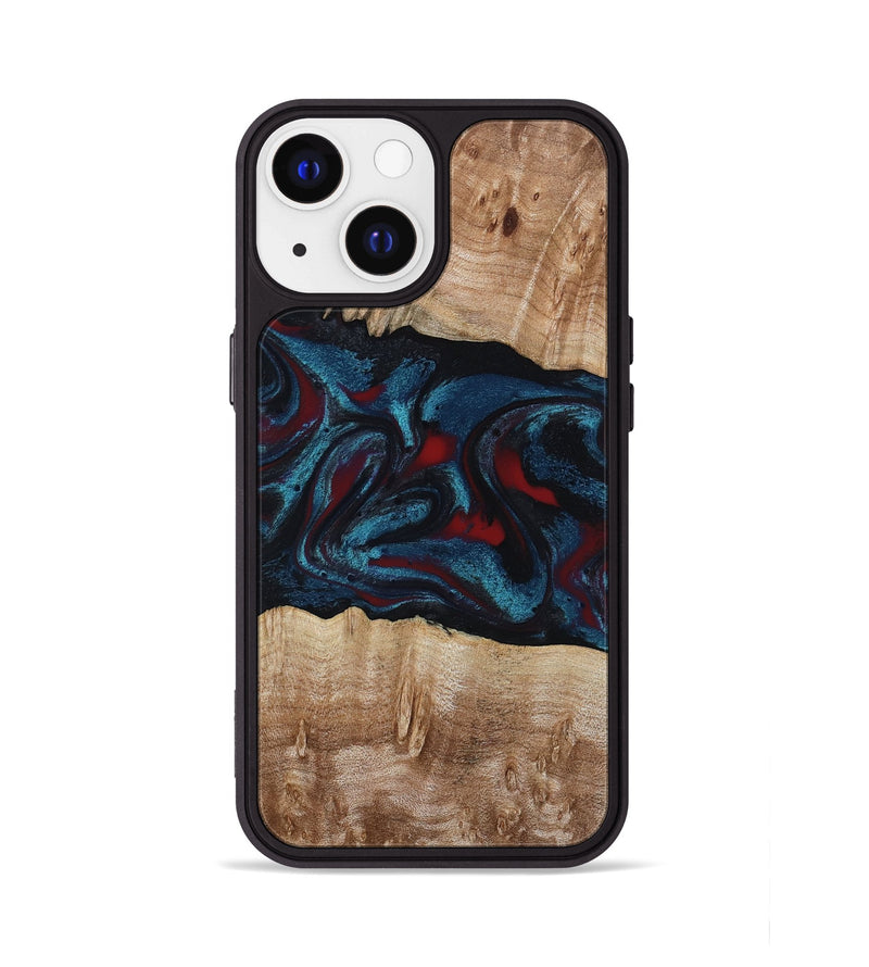 iPhone 13 Wood Phone Case - Rhea (Red, 794806)