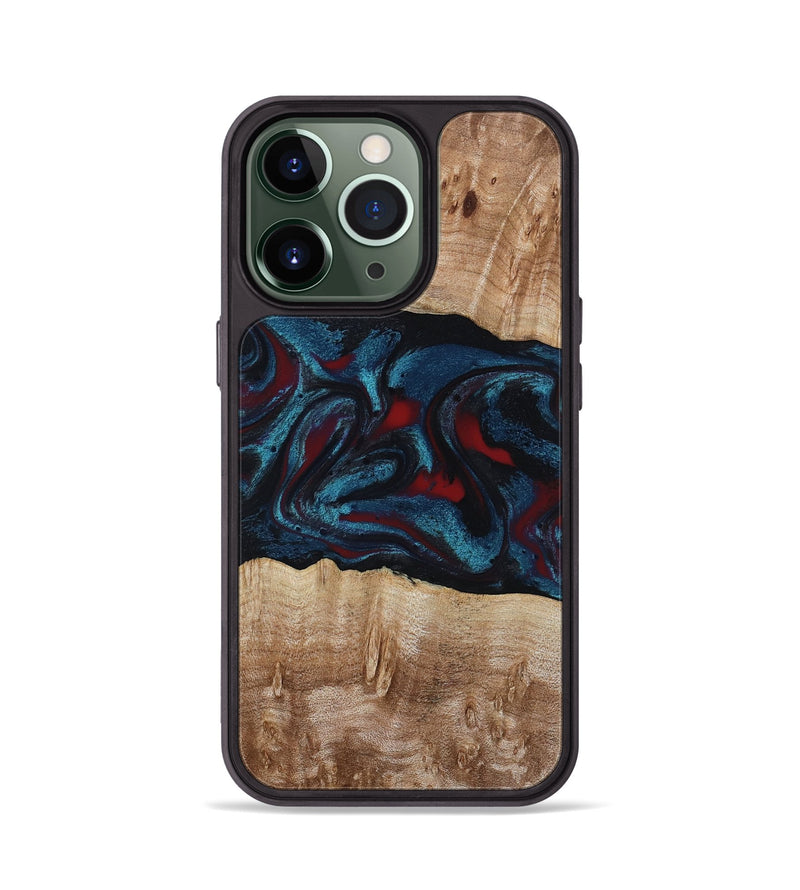 iPhone 13 Pro Wood Phone Case - Rhea (Red, 794806)