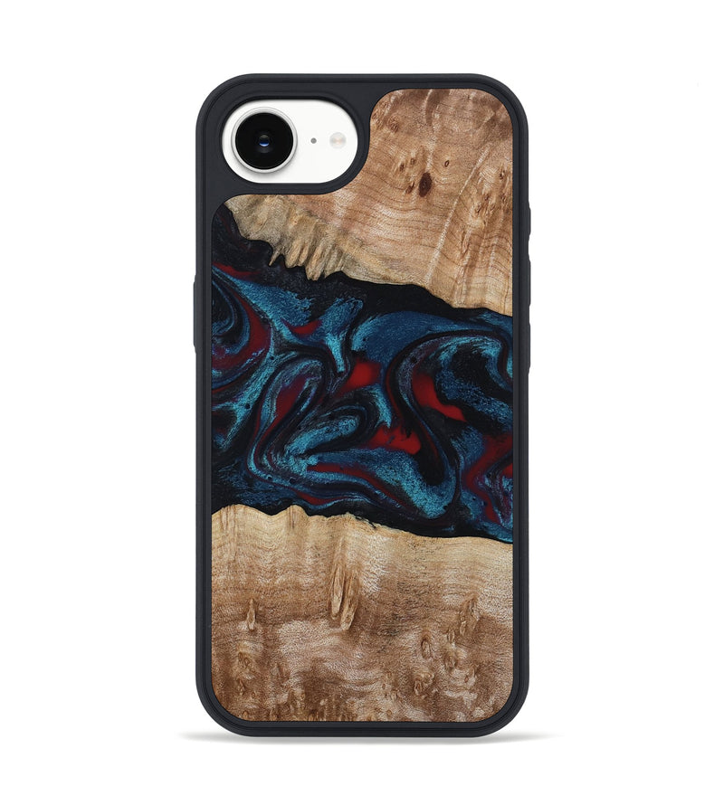 iPhone 16e Wood Phone Case - Rhea (Red, 794806)