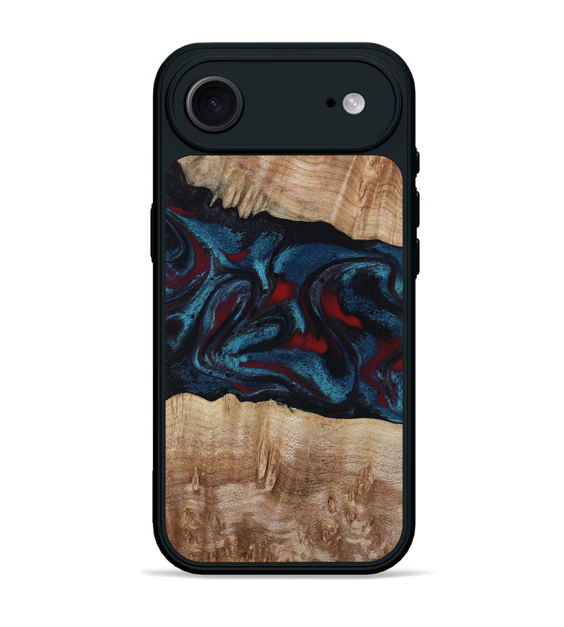 iPhone 17 Air Wood Phone Case - Rhea (Red, 794806)