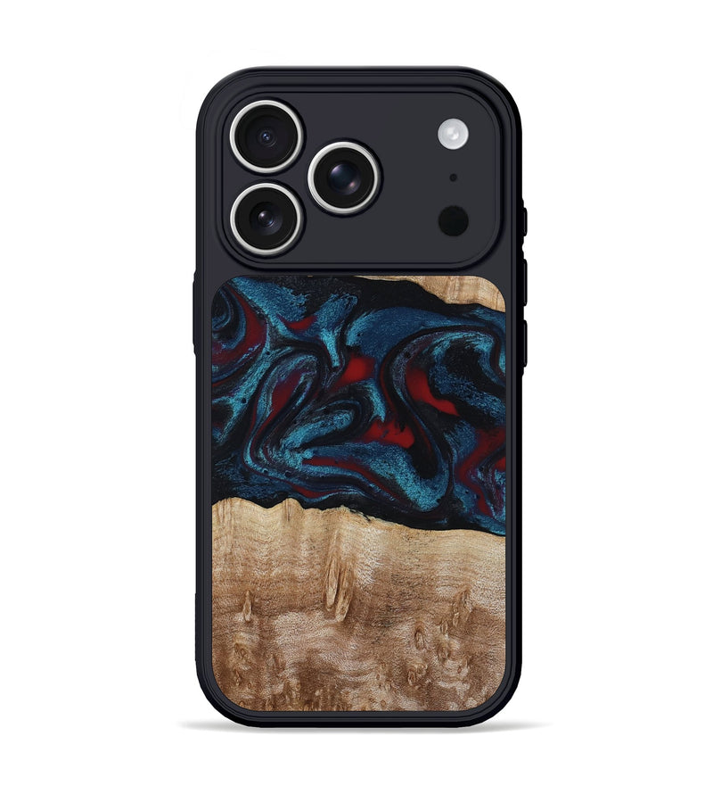 iPhone 17 Pro Wood Phone Case - Rhea (Red, 794806)