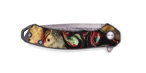 EDC Wood Pocket Knife - Danette (Red, 794812)