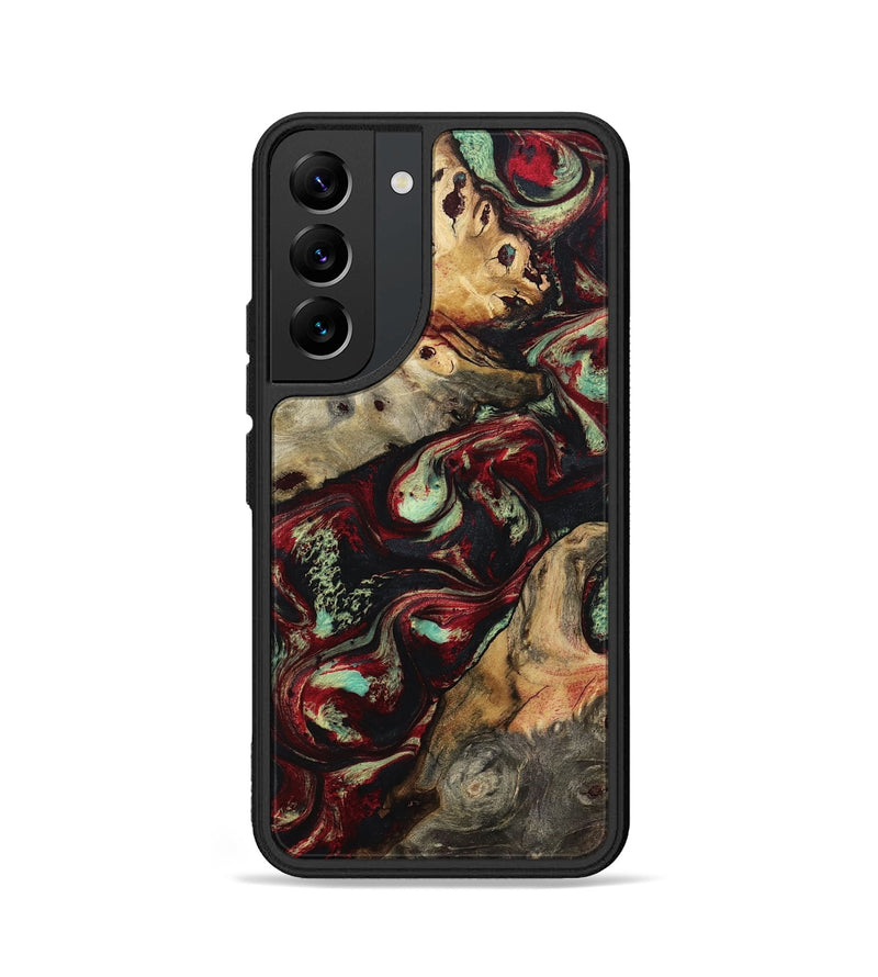 Galaxy S22 Wood Phone Case - Danette (Red, 794812)