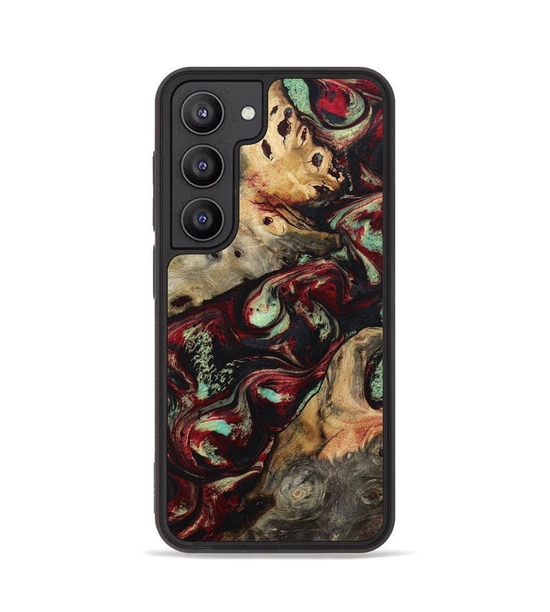 Galaxy S23 Wood Phone Case - Danette (Red, 794812)