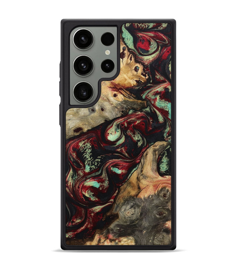 Galaxy S24 Ultra Wood Phone Case - Danette (Red, 794812)