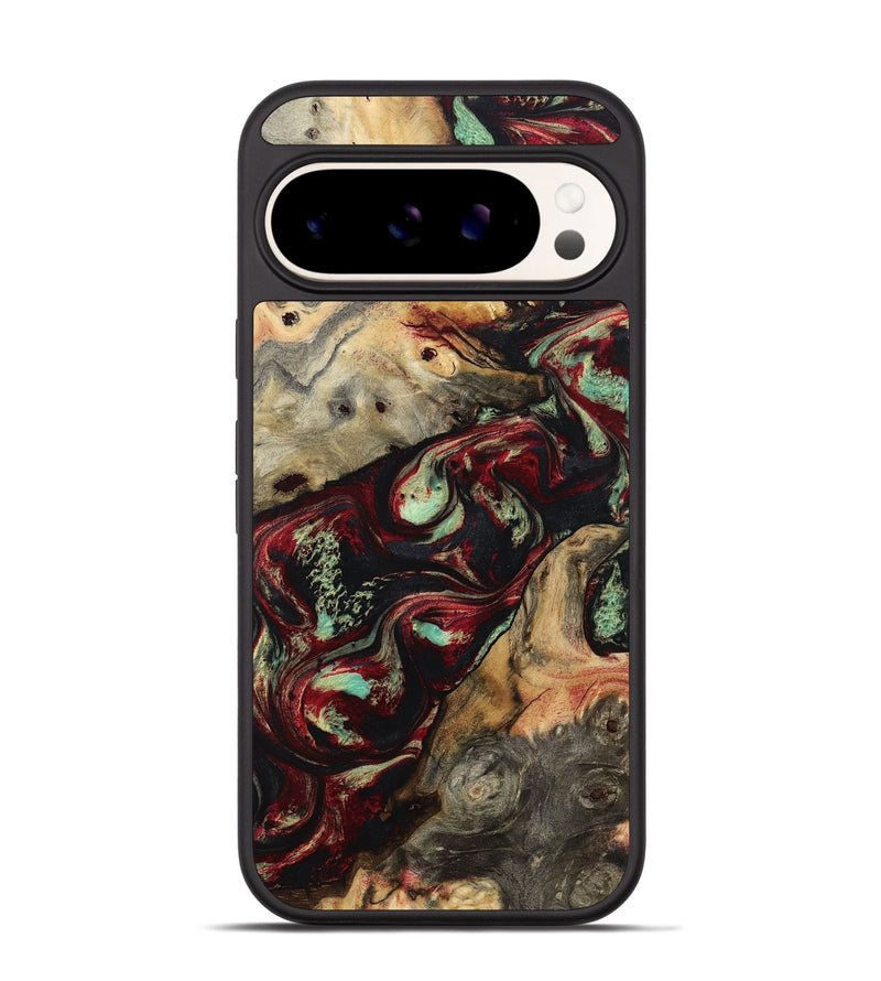 Pixel 9 Pro Wood Phone Case - Danette (Red, 794812)