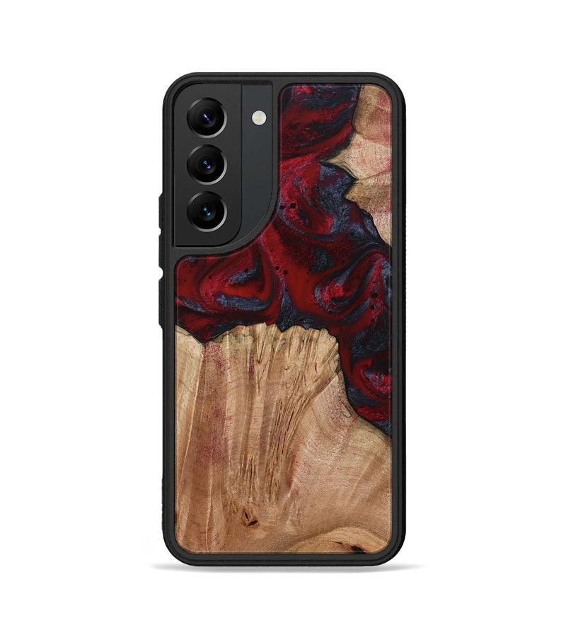 Galaxy S22 Wood Phone Case - Debora (Red, 794813)