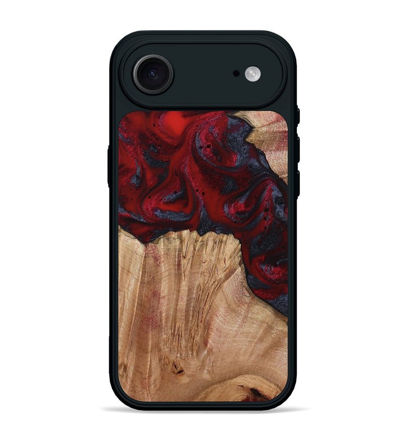 iPhone 17 Air Wood Phone Case - Debora (Red, 794813)
