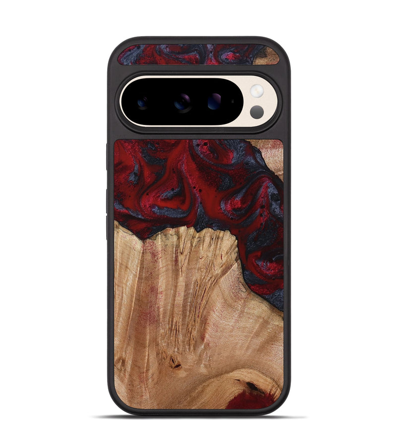Pixel 10 Wood Phone Case - Debora (Red, 794813)