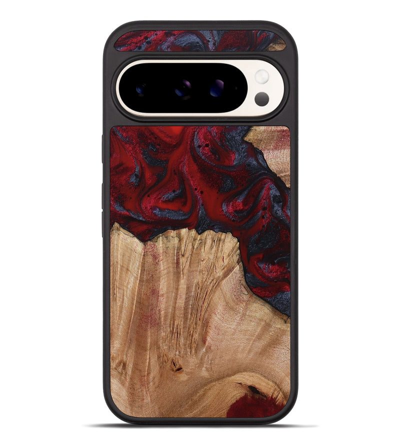 Pixel 10 Pro XL Wood Phone Case - Debora (Red, 794813)