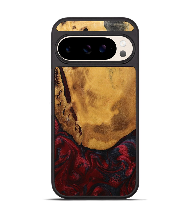 Pixel 10 Wood Phone Case - Steven (Red, 794820)