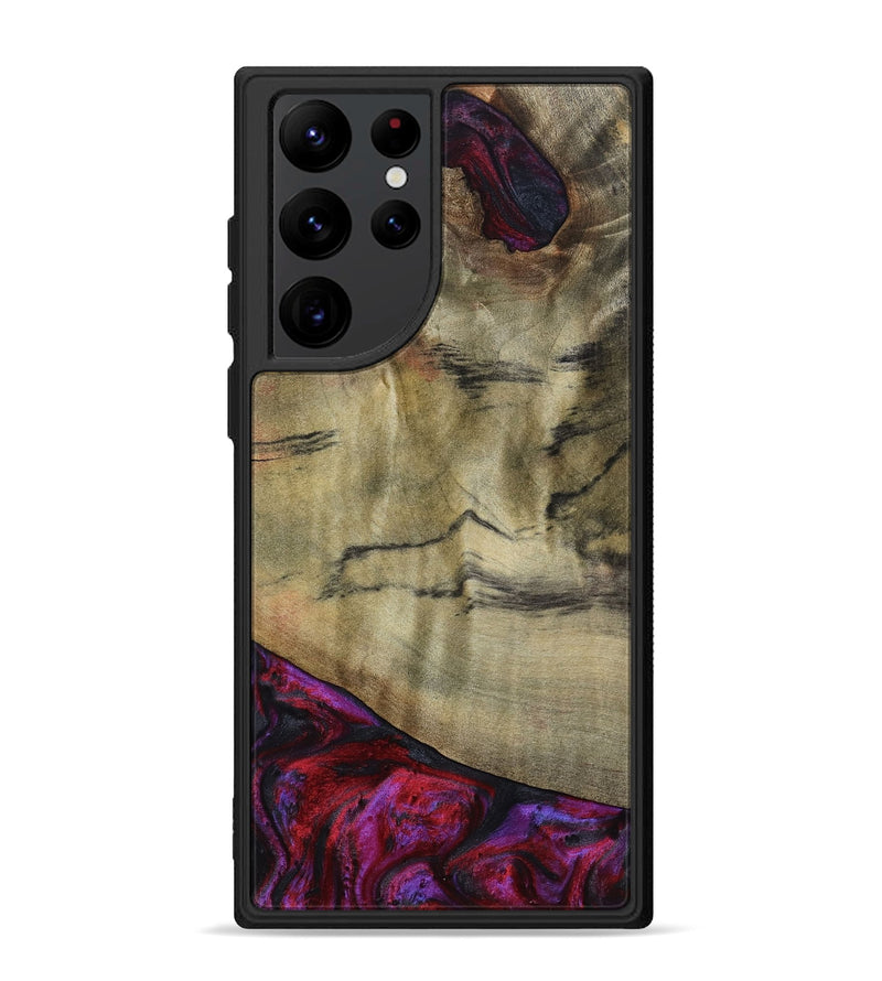 Galaxy S22 Ultra Wood Phone Case - Alora (Purple, 794821)