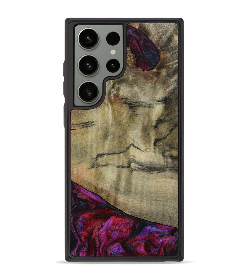Galaxy S23 Ultra Wood Phone Case - Alora (Purple, 794821)