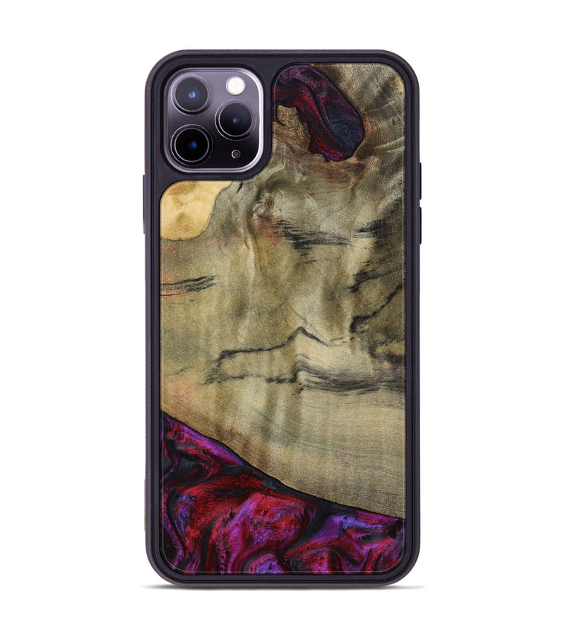 iPhone 11 Pro Max Wood Phone Case - Alora (Purple, 794821)