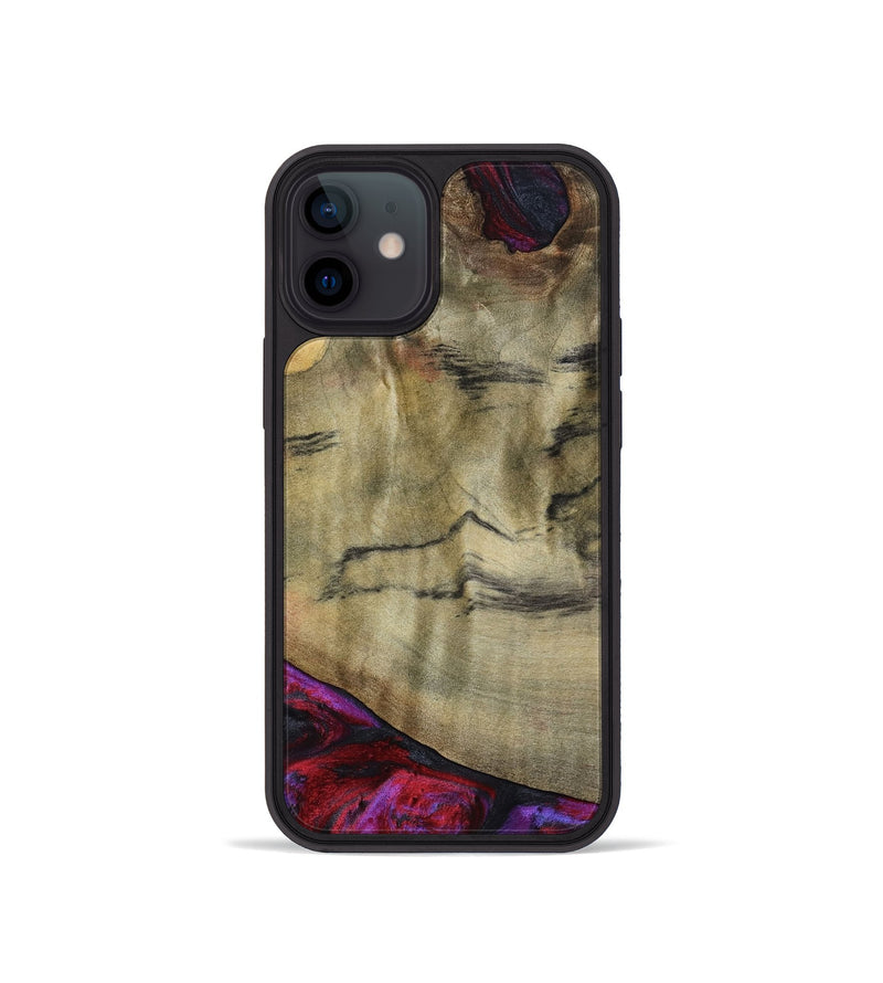 iPhone 12 mini Wood Phone Case - Alora (Purple, 794821)