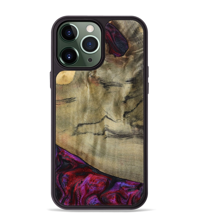 iPhone 13 Pro Max Wood Phone Case - Alora (Purple, 794821)