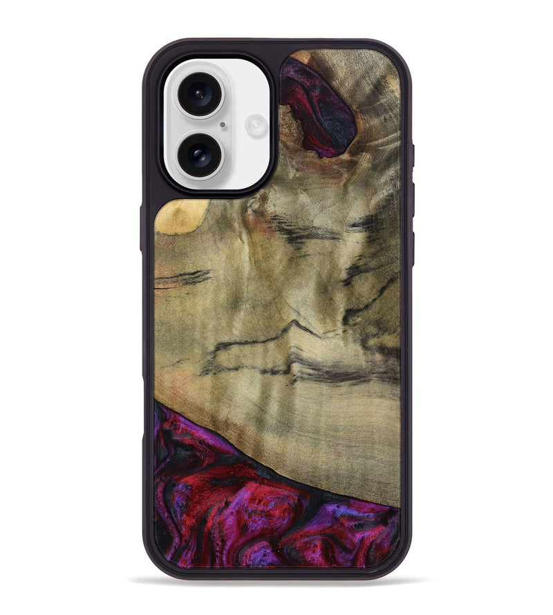 iPhone 16 Plus Wood Phone Case - Alora (Purple, 794821)