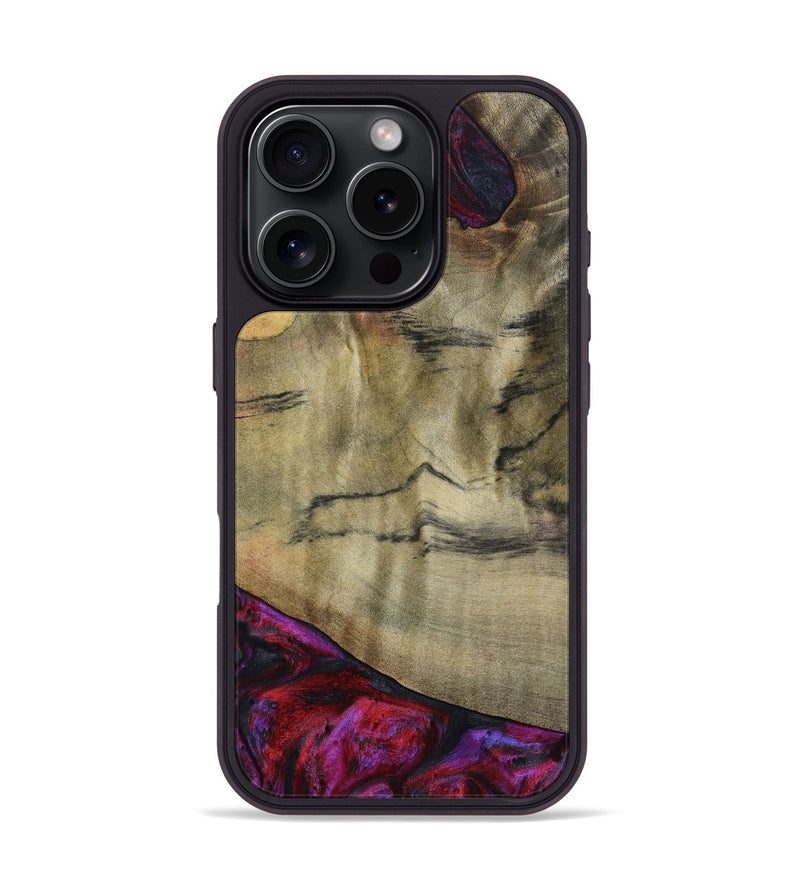 iPhone 16 Pro Wood Phone Case - Alora (Purple, 794821)