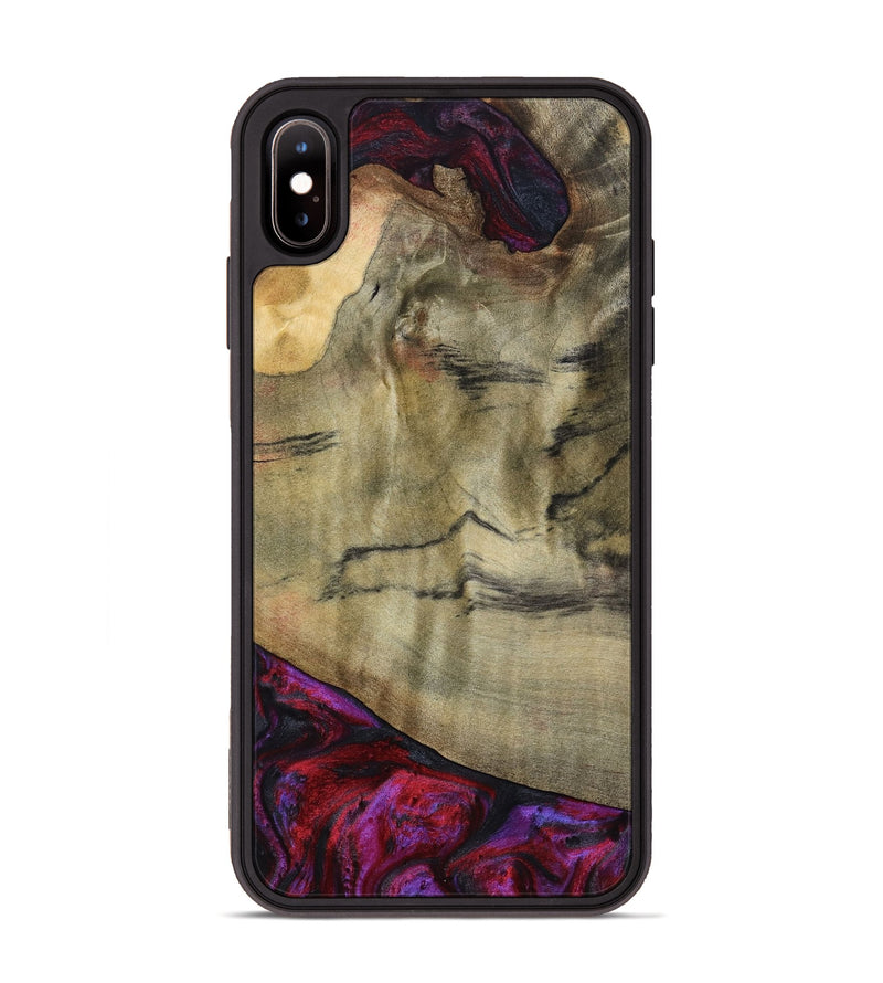 iPhone Xs Max Wood Phone Case - Alora (Purple, 794821)
