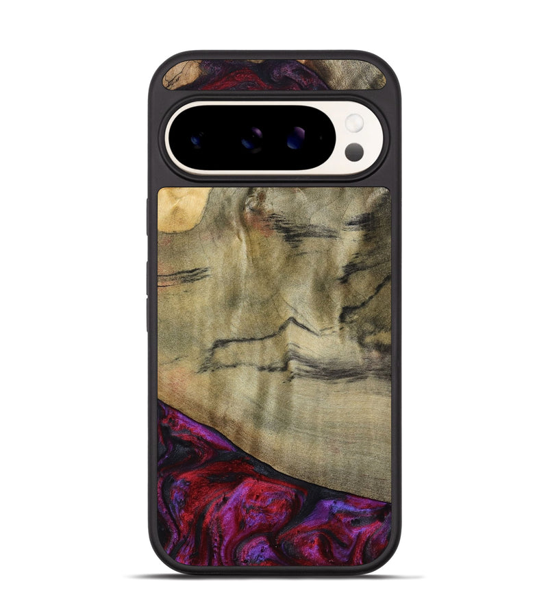 Pixel 9 Wood Phone Case - Alora (Purple, 794821)