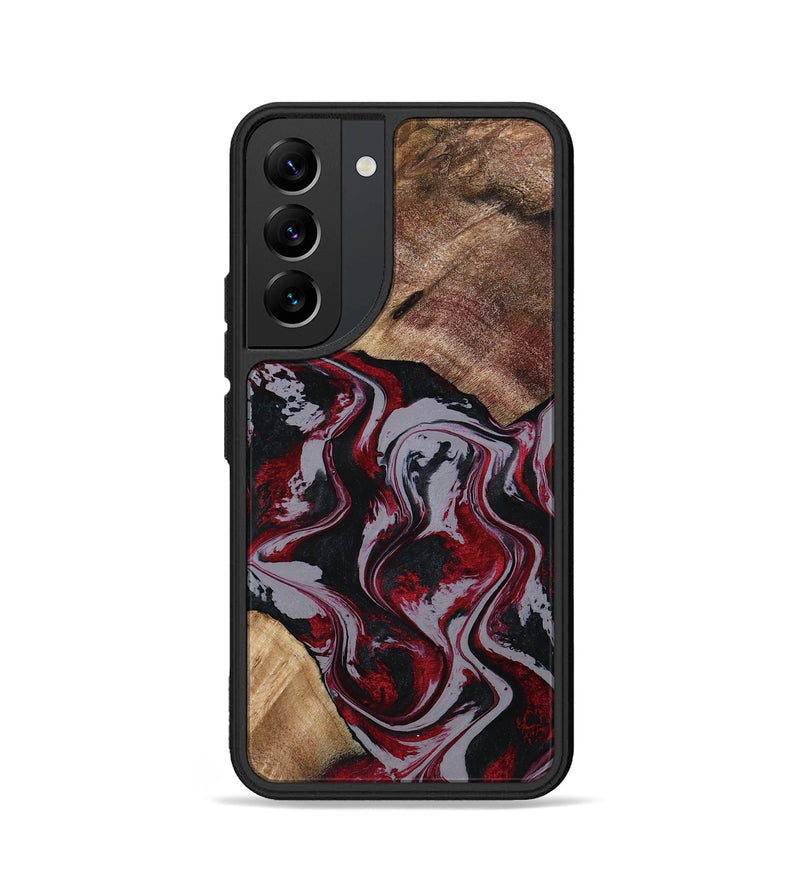Galaxy S22 Wood Phone Case - Phyllis (Red, 794827)