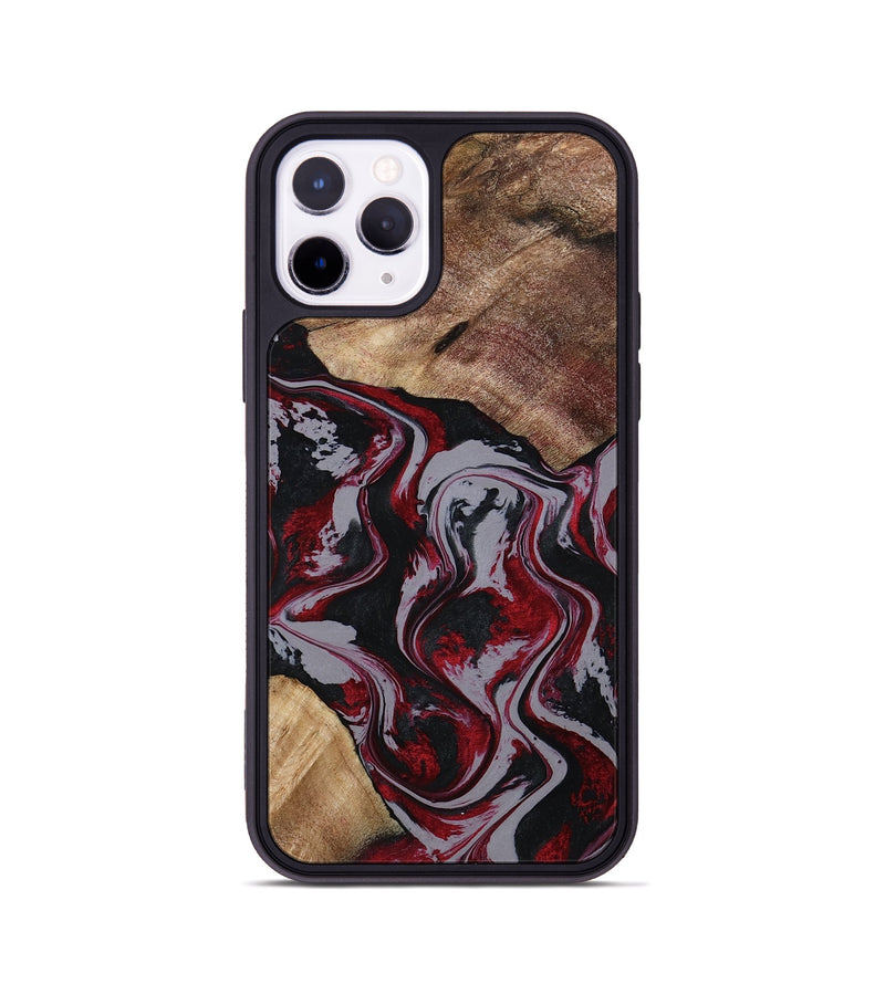 iPhone 11 Pro Wood Phone Case - Phyllis (Red, 794827)
