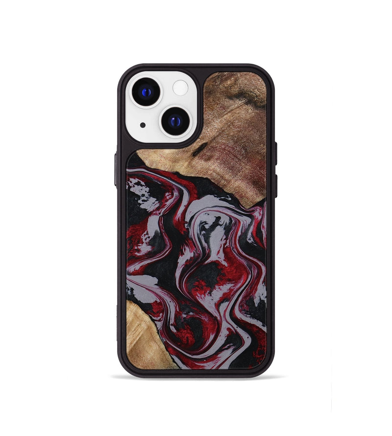 iPhone 13 mini Wood Phone Case - Phyllis (Red, 794827)