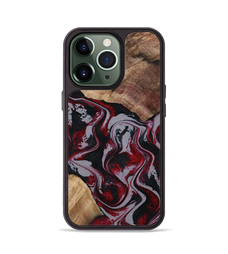 iPhone 13 Pro Wood Phone Case - Phyllis (Red, 794827)
