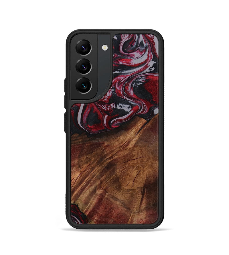 Galaxy S22 Wood Phone Case - Mohamed (Red, 794830)