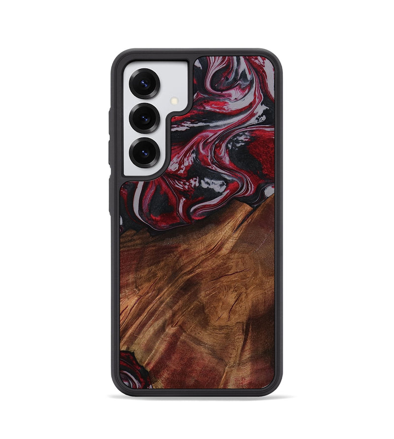 Galaxy S25 Wood Phone Case - Mohamed (Red, 794830)