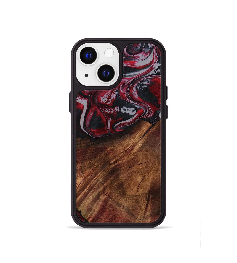 iPhone 13 mini Wood Phone Case - Mohamed (Red, 794830)