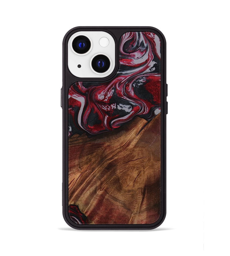 iPhone 13 Wood Phone Case - Mohamed (Red, 794830)