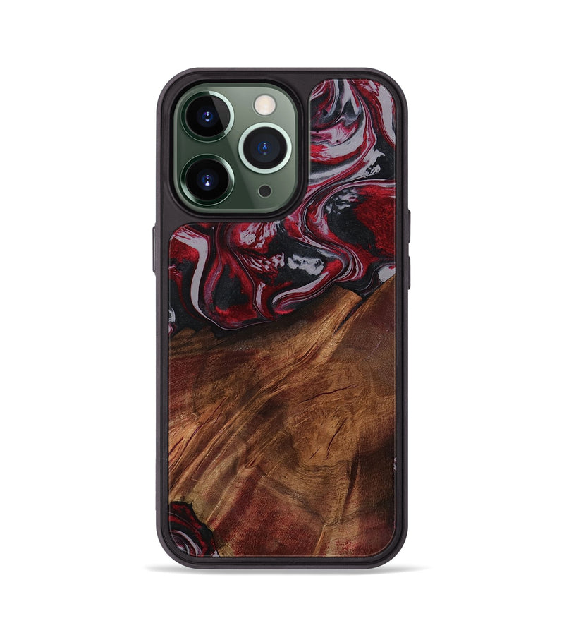 iPhone 13 Pro Wood Phone Case - Mohamed (Red, 794830)