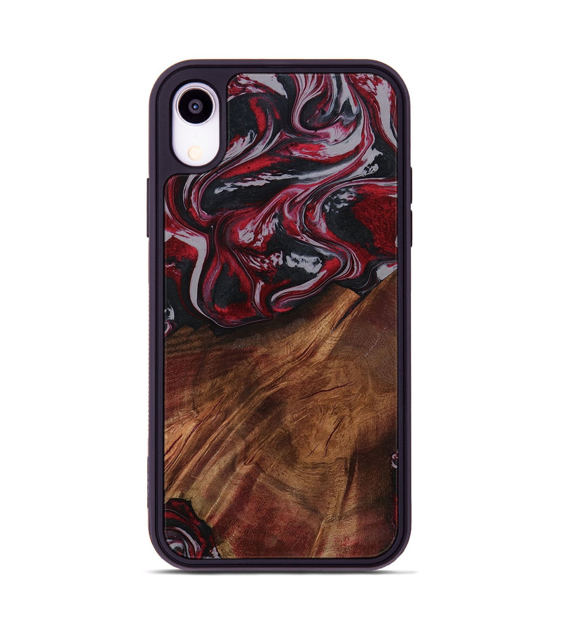 iPhone Xr Wood Phone Case - Mohamed (Red, 794830)