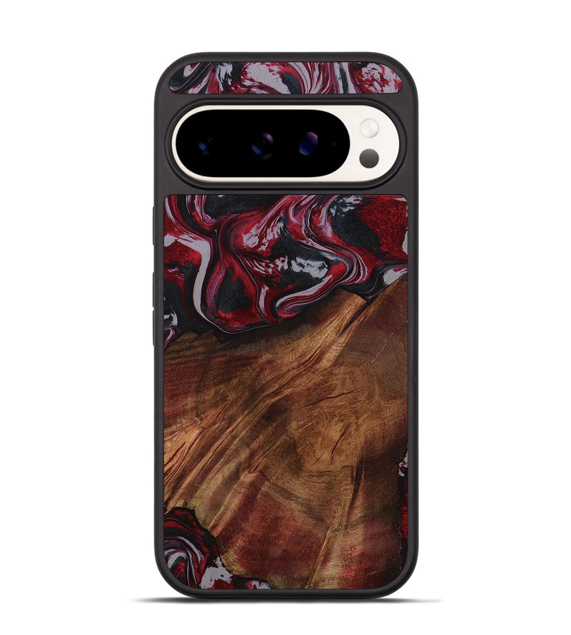Pixel 9 Pro Wood Phone Case - Mohamed (Red, 794830)