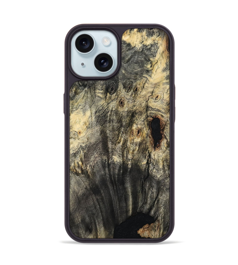 iPhone 15 Wood Phone Case - Scottie (Wood Burl, 794835)