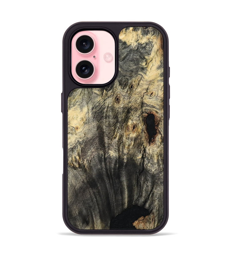 iPhone 16 Wood Phone Case - Scottie (Wood Burl, 794835)