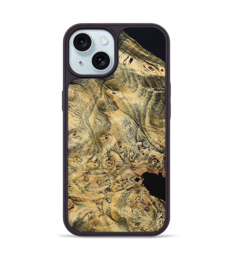 iPhone 15 Wood Phone Case - Roslyn (Wood Burl, 794836)