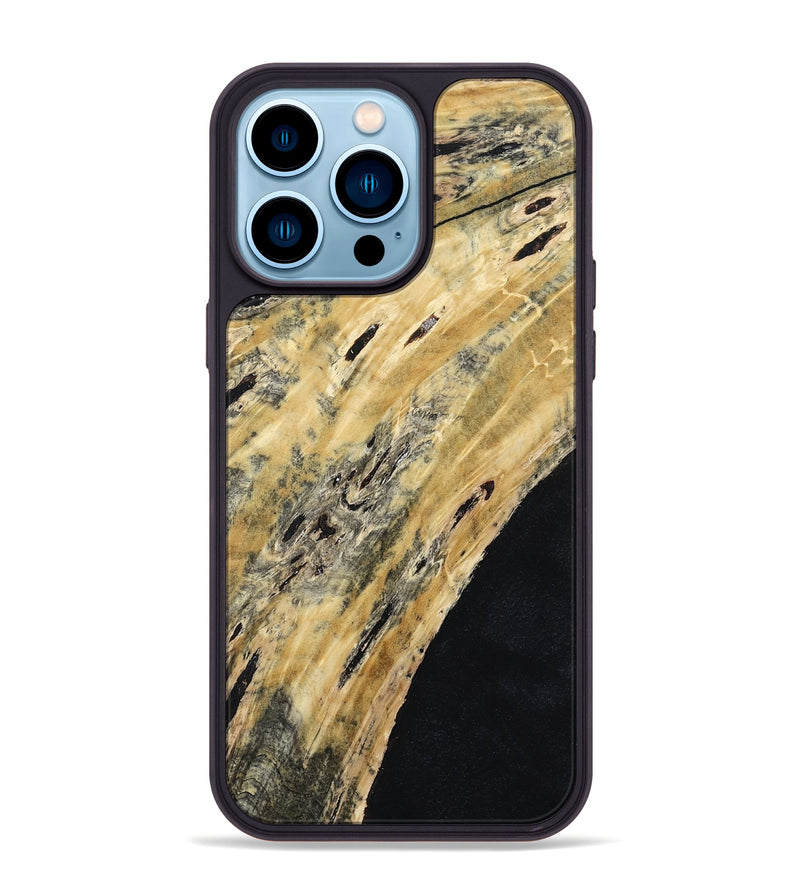 iPhone 14 Pro Max Wood Phone Case - Jrue (Wood Burl, 794839)