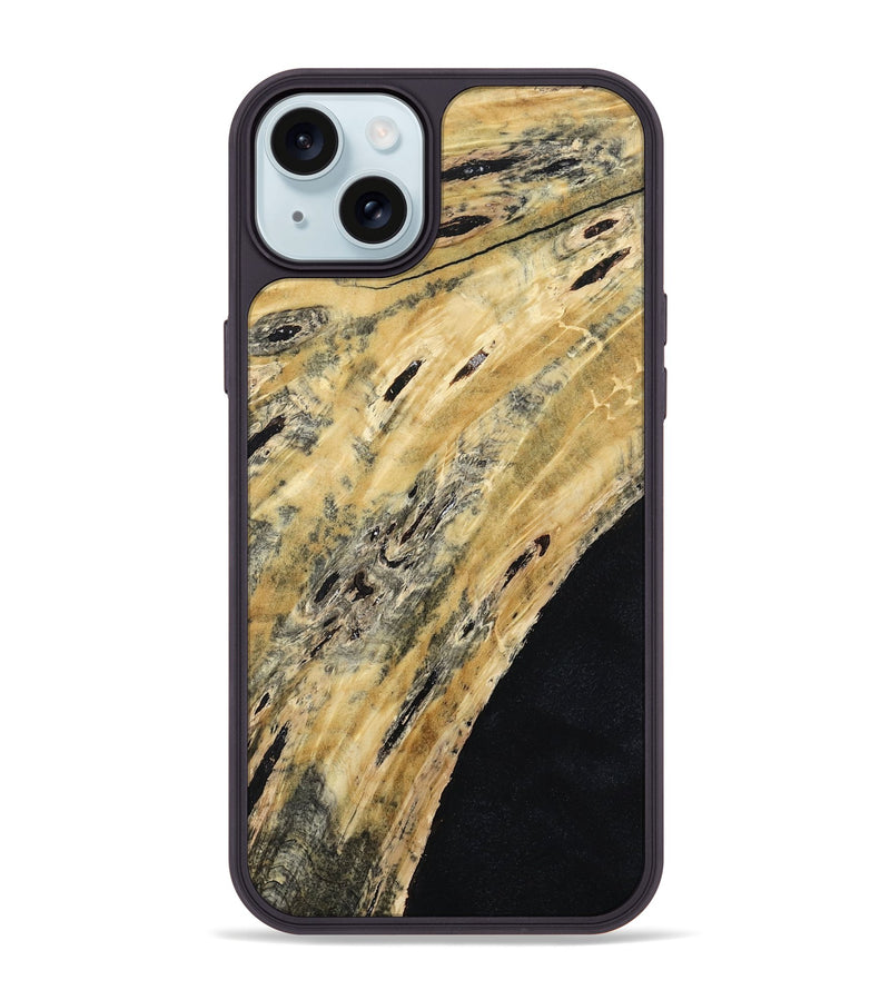 iPhone 15 Plus Wood Phone Case - Jrue (Wood Burl, 794839)