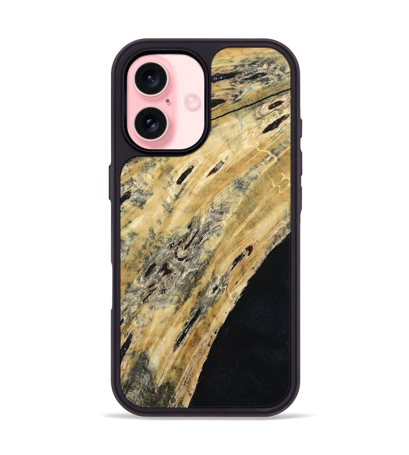 iPhone 16 Wood Phone Case - Jrue (Wood Burl, 794839)